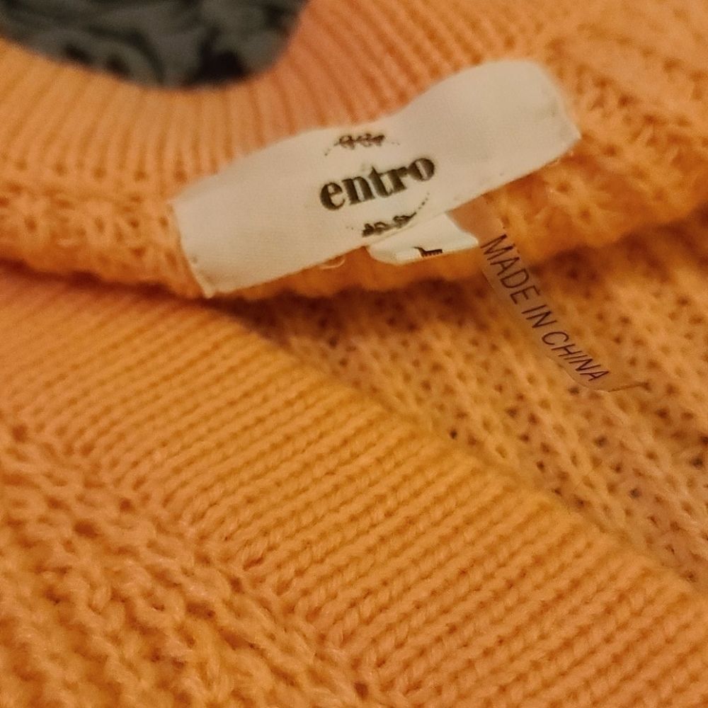 Entro Peach lace up sweater - Picture 4 of 9